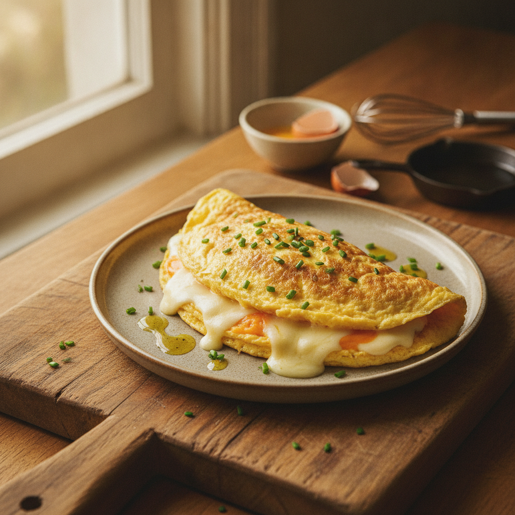 Peynirli omlet