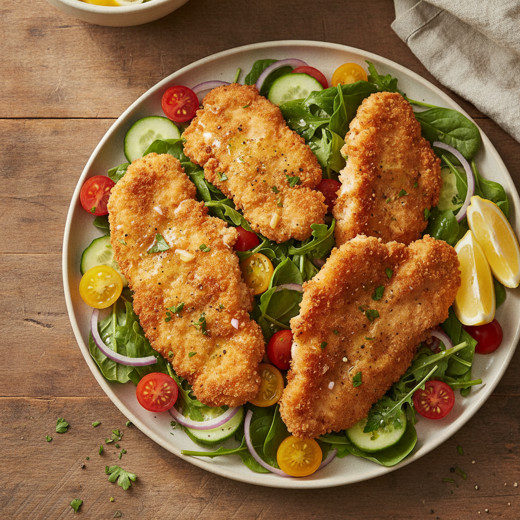 Çıtır Tavuklu Salata